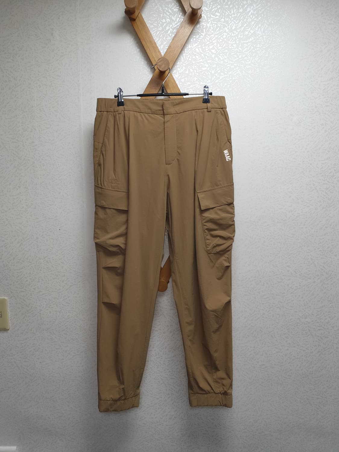 [남32~34/23년] 왁골프 스판 카고조거팬츠 카멜 상품이미지1