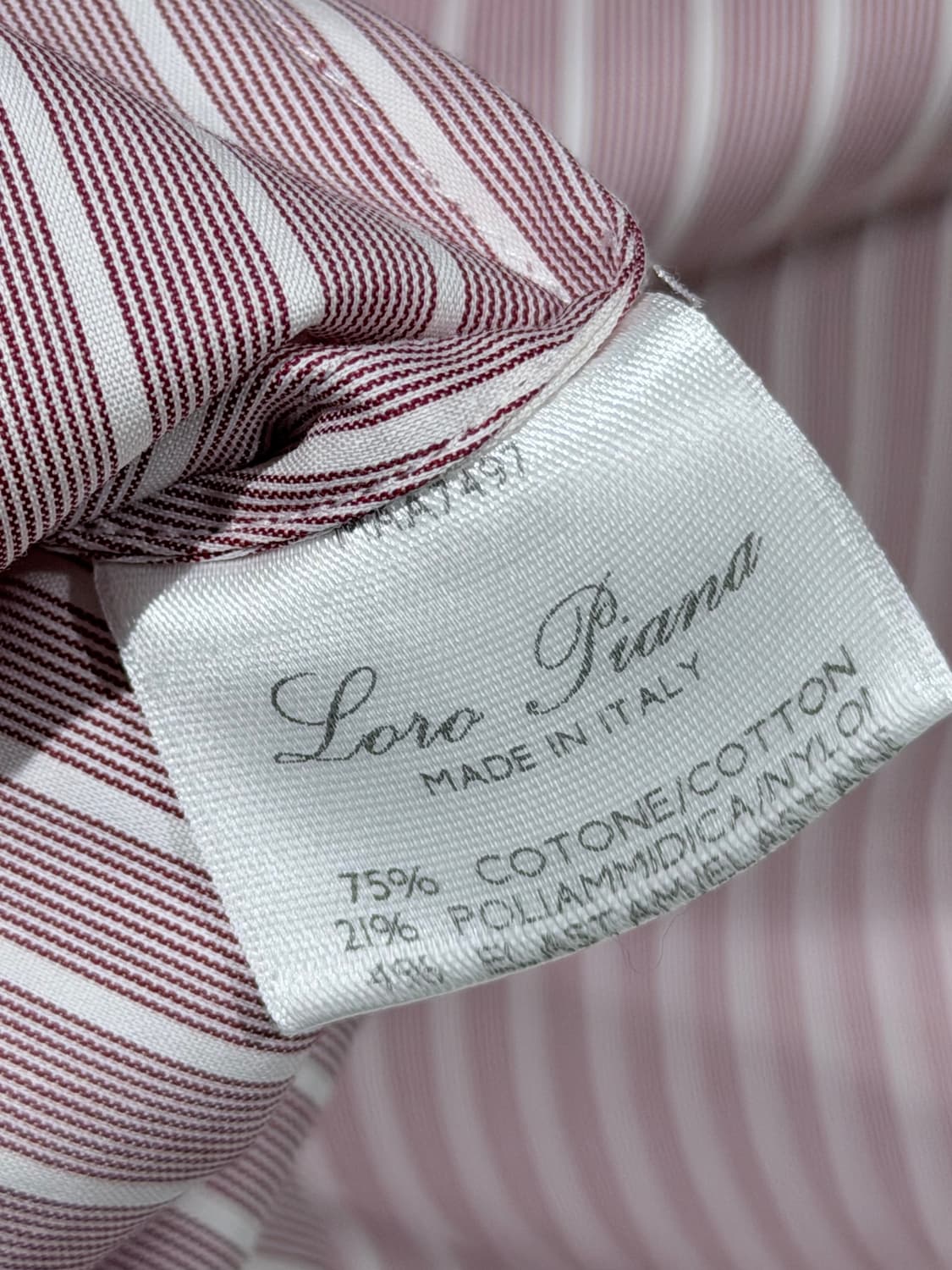 (A+/46) / 로로피아나 실크 코튼 스트라이프 셔츠 상품이미지7