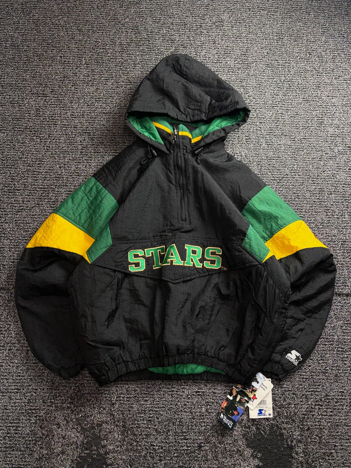 90s 스타터 올드스쿨 NHL 댈러스 스타스 아노락 자켓 3374 상품이미지2