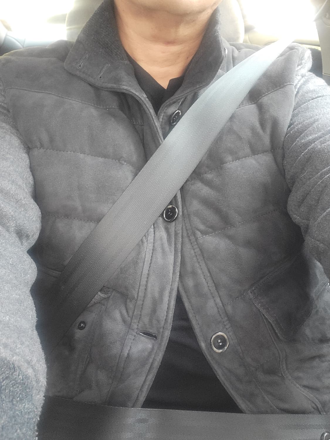 맨온더분 남성 스웨이드 패딩(구스다운)자켓 상품이미지8