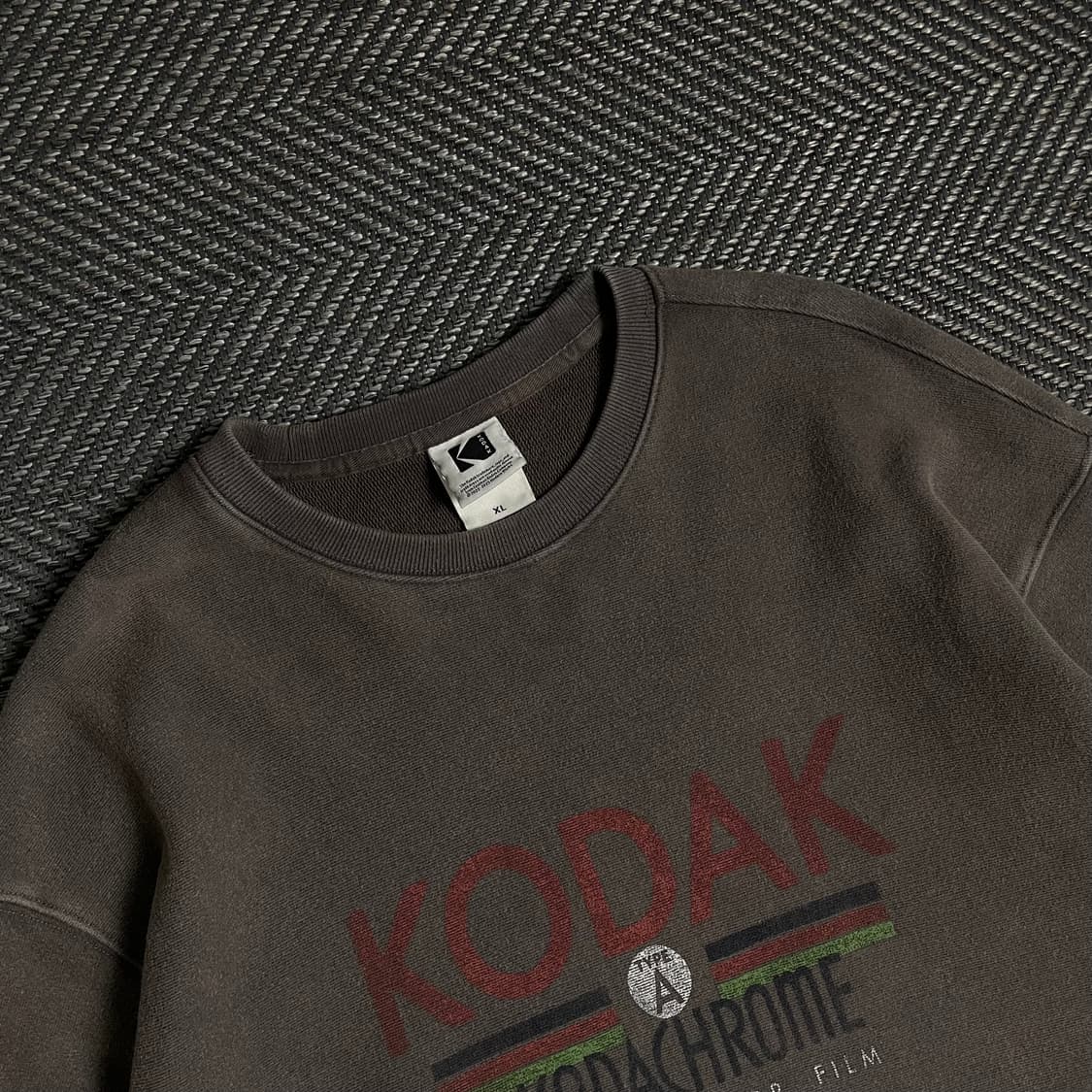 Kodak 그래픽 빅로고 박시핏 맨투맨y 4785 상품이미지5