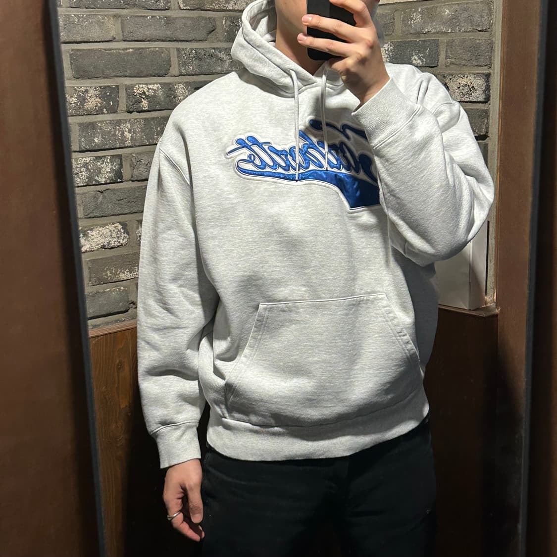 M) 칼하트 WIP 빅로고 후드티 상품이미지8