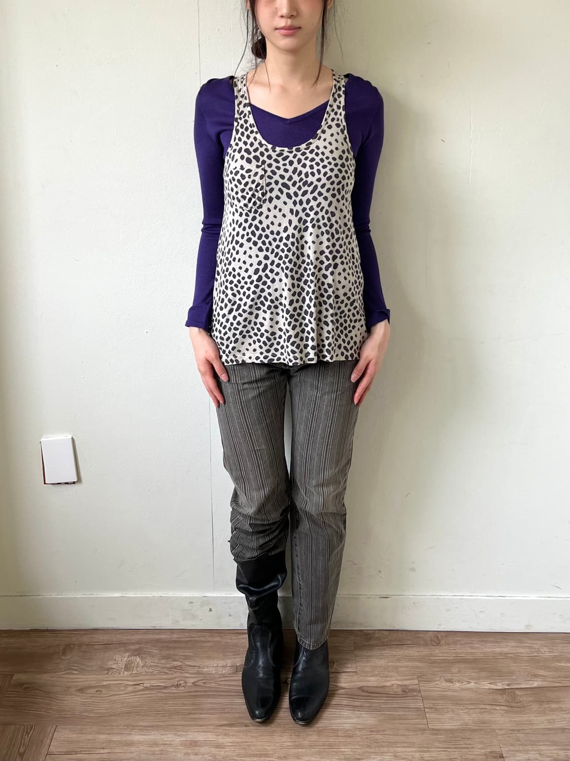 theory 레오파드 베스트 상품이미지8