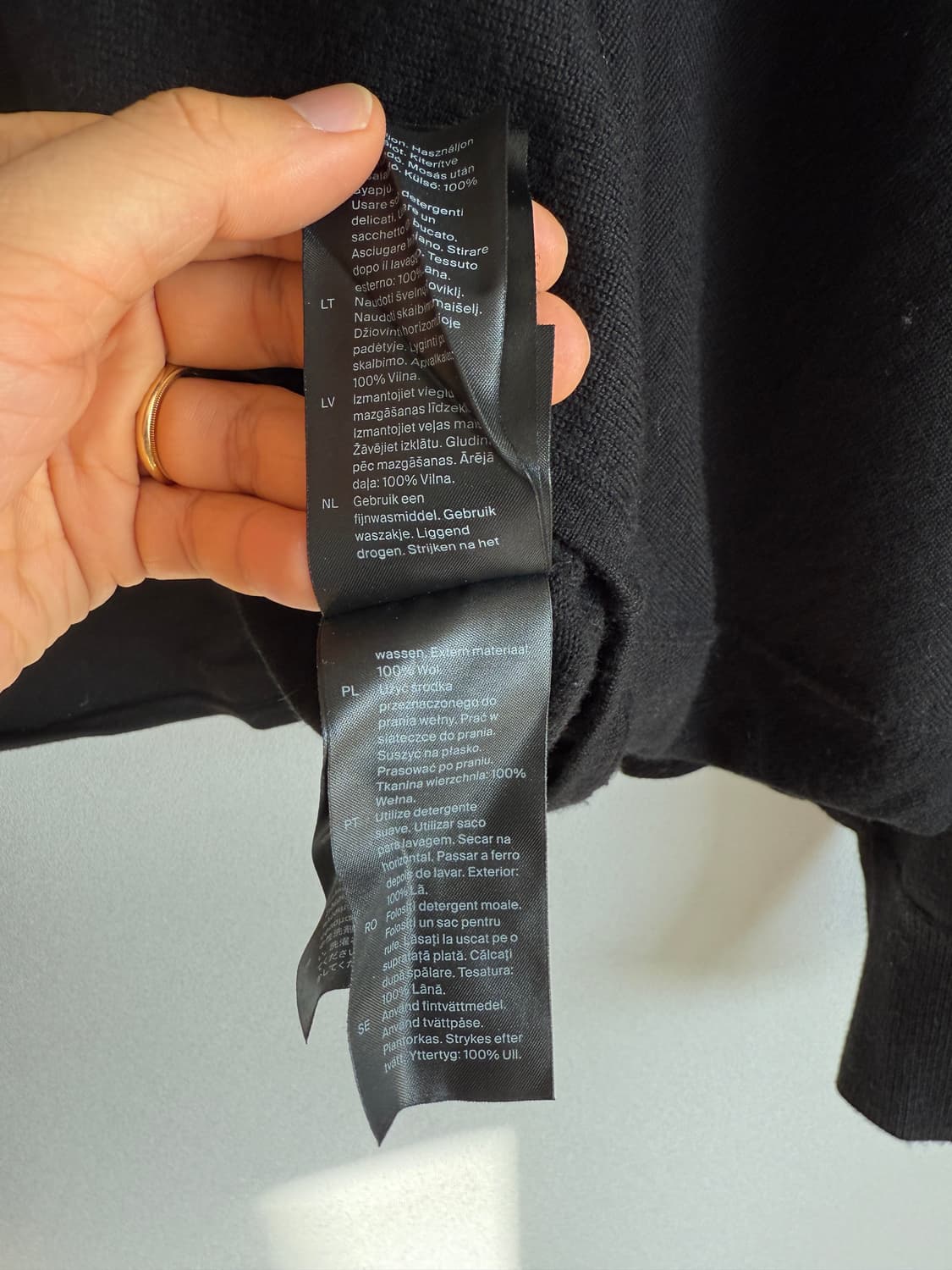 코스(COS) 가오리 핏 울 니트 상품이미지8