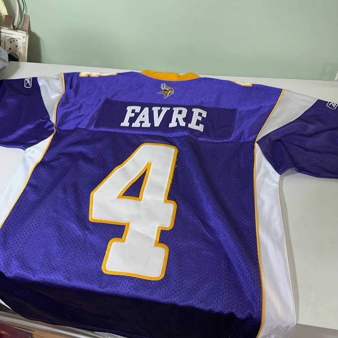 50 M 리복 오버핏 NFL 레전드 브렛파브리 럭비져지 상품이미지6