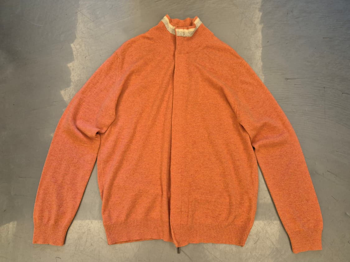 에르메네질도 제냐 캐시미어 니트 짚업 상품이미지1