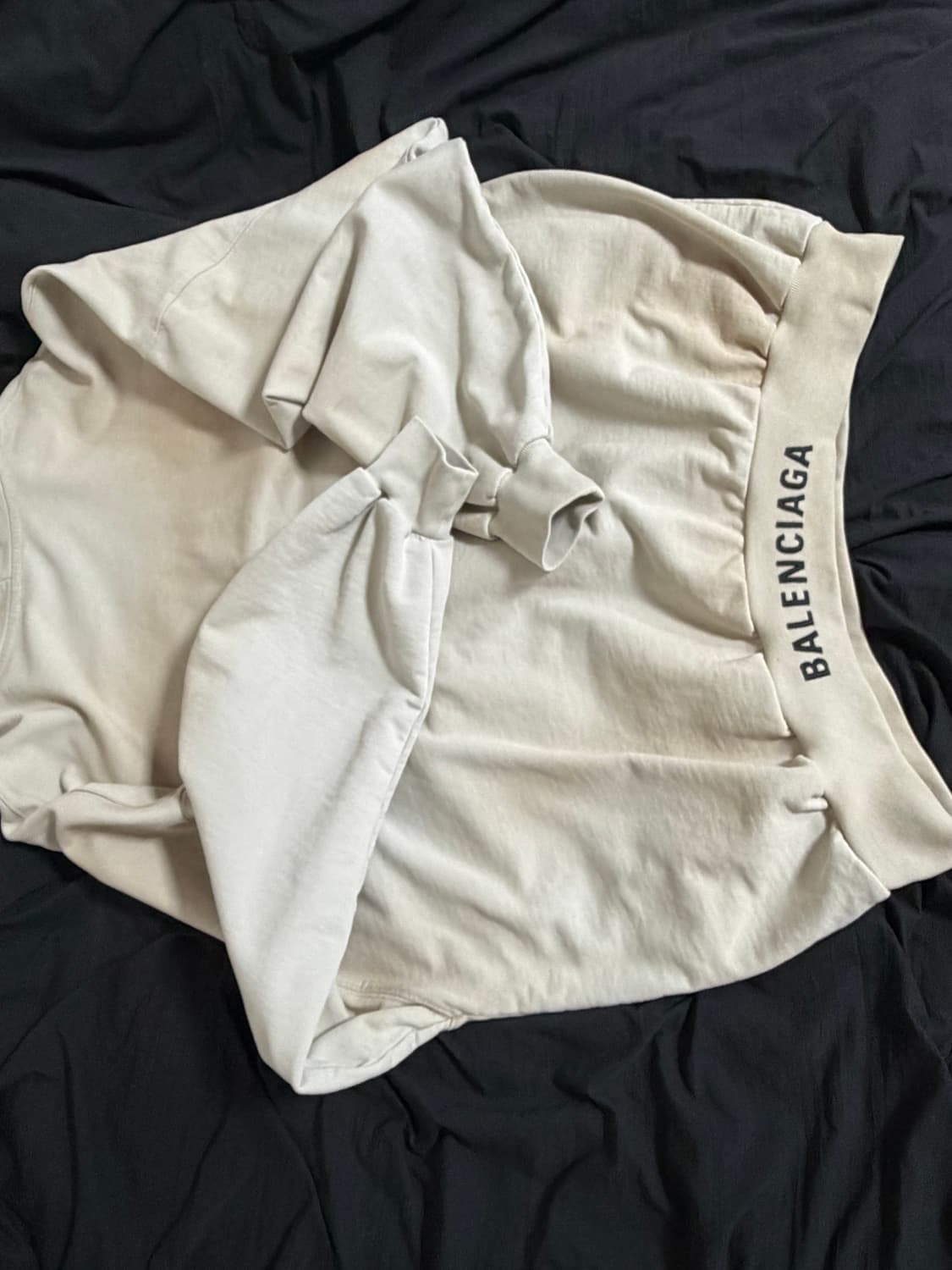 🖤🖤발렌시아가 백로고 워싱 후드티 1사이즈 🩷🩷 상품이미지5