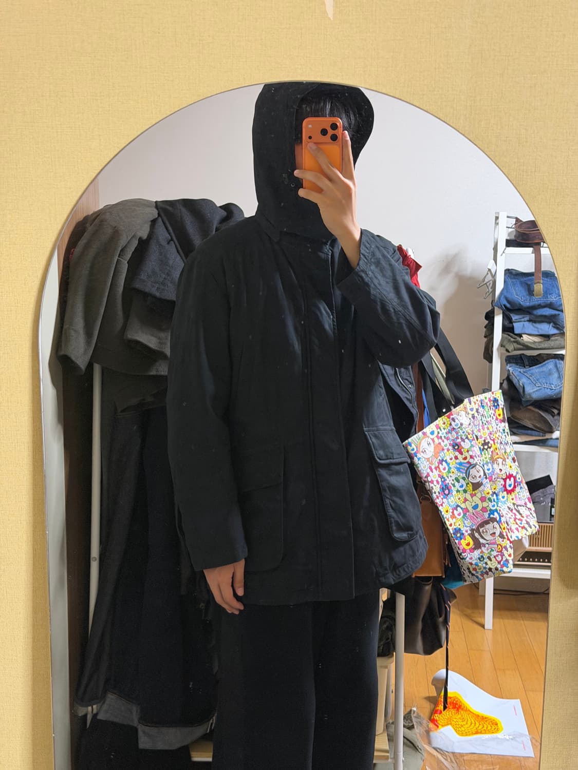 폴스튜어트 후드 모즈 코트 상품이미지4