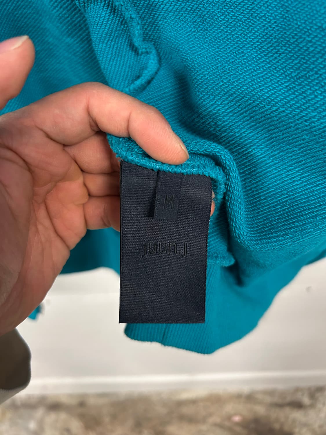 M-XL) 준지 23년식 청록색 후드집업 O257-C 상품이미지4
