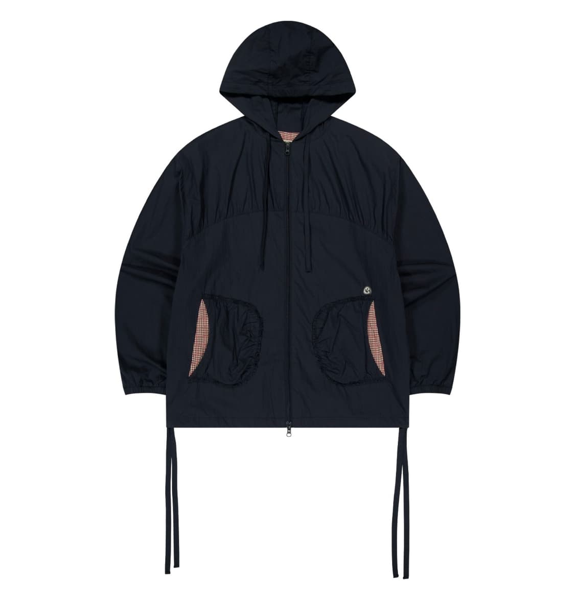 코이세이오 체크 윈드브레이커 네이비 상품이미지1