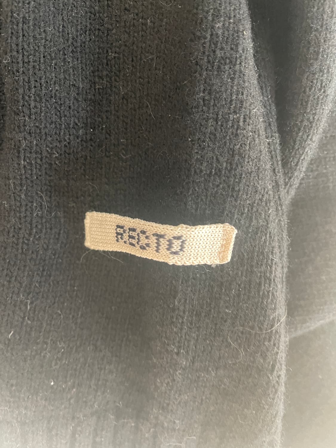 렉토 24fw 더블 레이어드 니트 시착 1회 새상품 상품이미지3