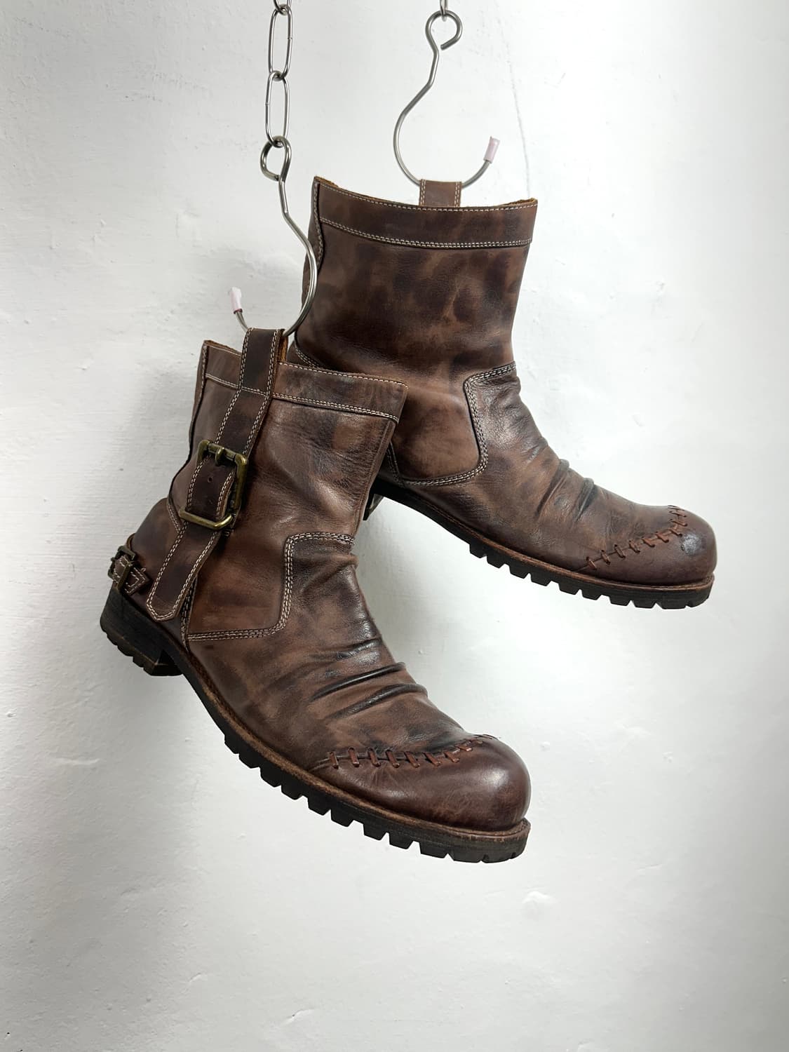 Whoop’EE’ Washed Buckle Engineer Boots 상품이미지2