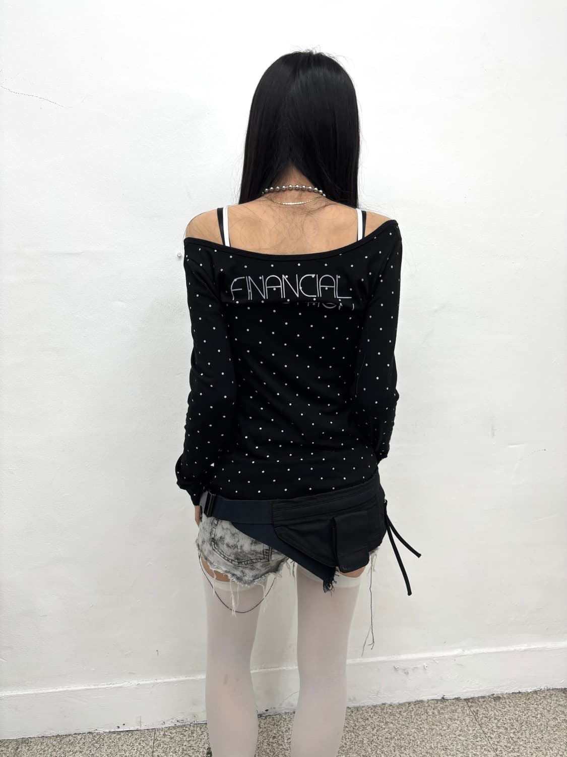 Lip service dot print long sleeve   상품이미지2