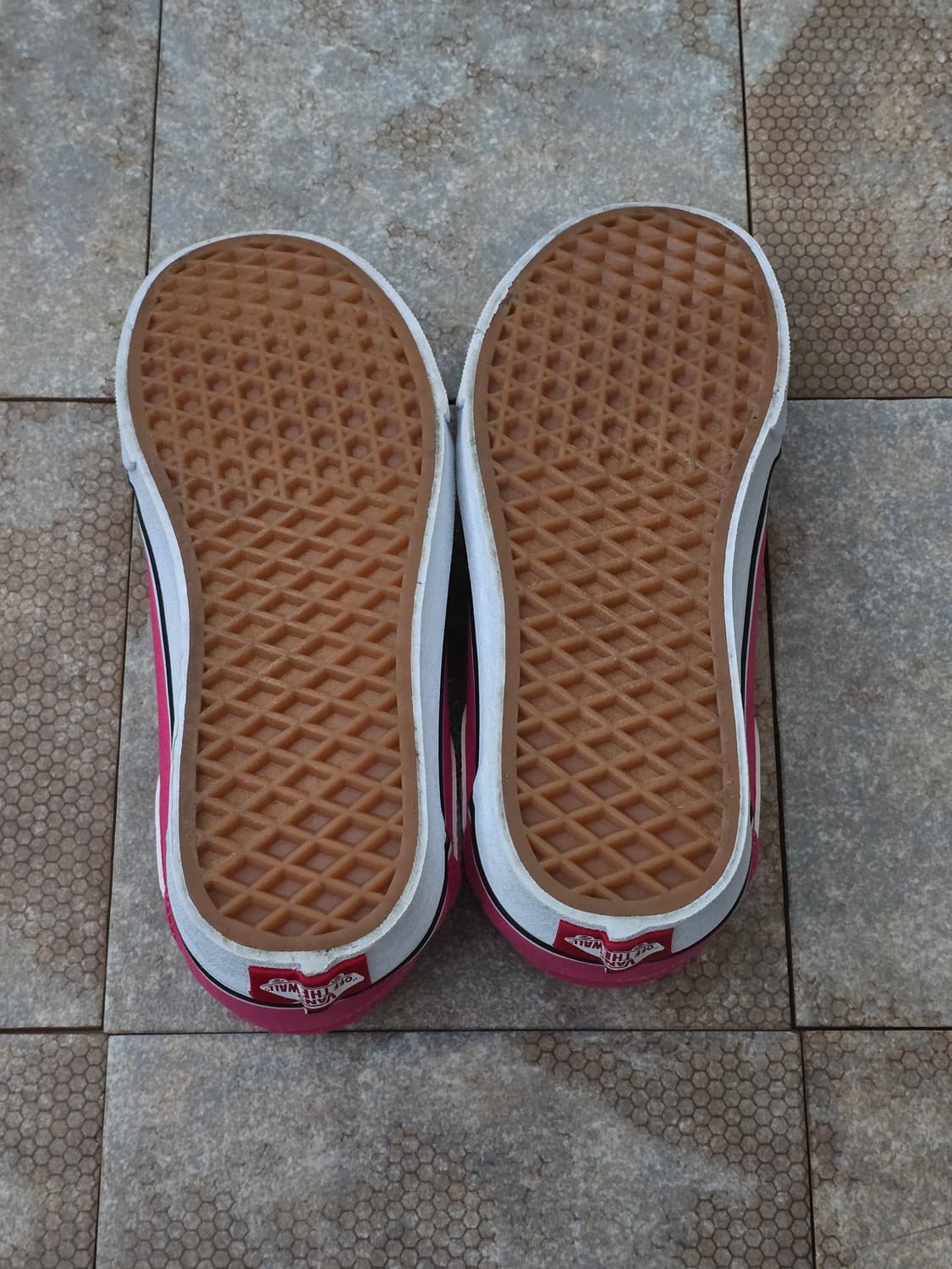 (240)반스 워드 캔버스 핑크  상품이미지8