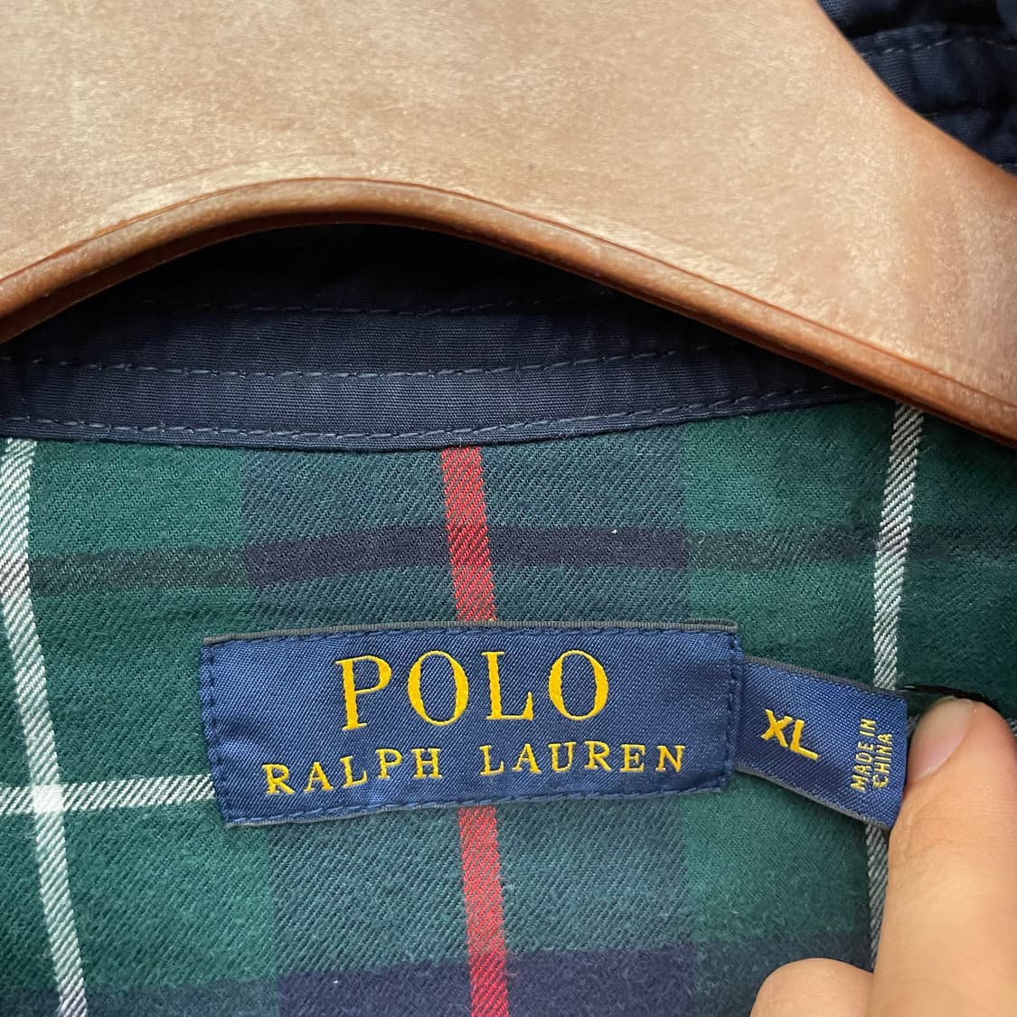 폴로 랄프로렌 신형 라벨 체크 라이닝 스윙탑 블루종 자켓 상품이미지6