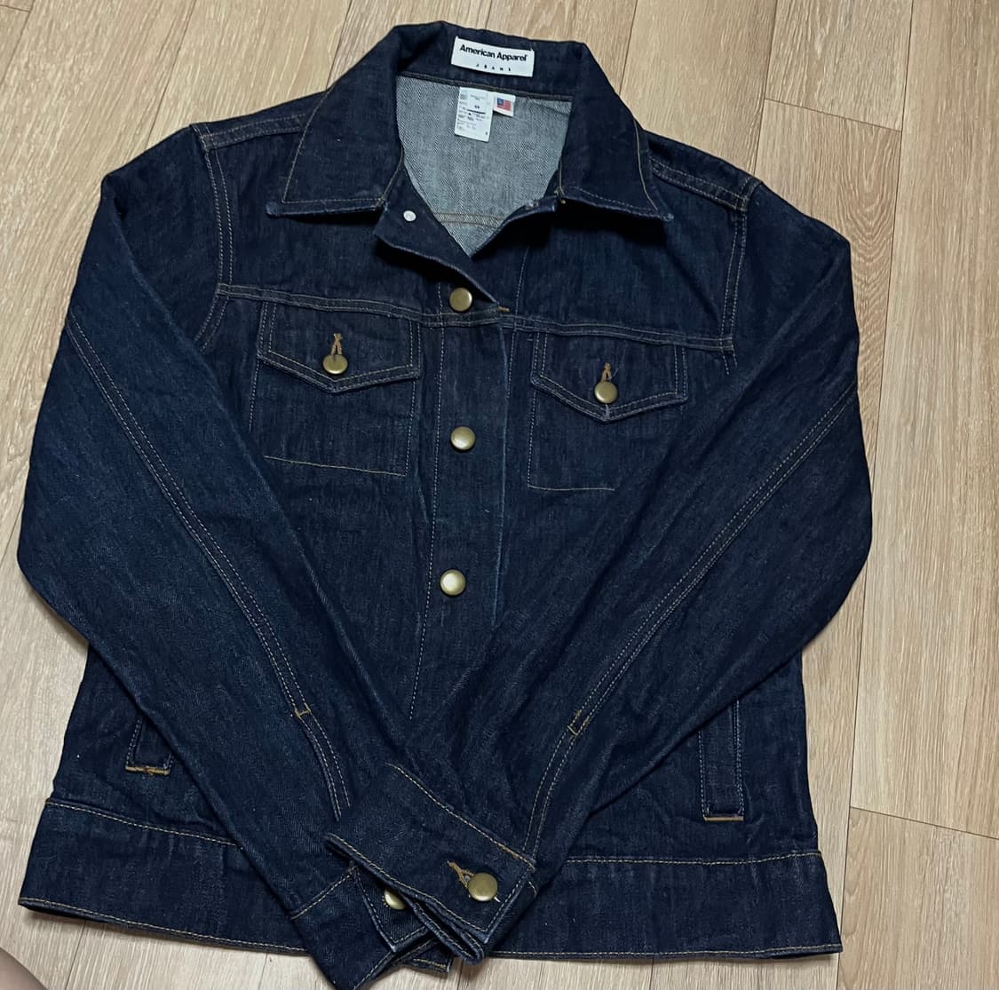 아메리칸 어패럴 진청자켓 xs 상품이미지1