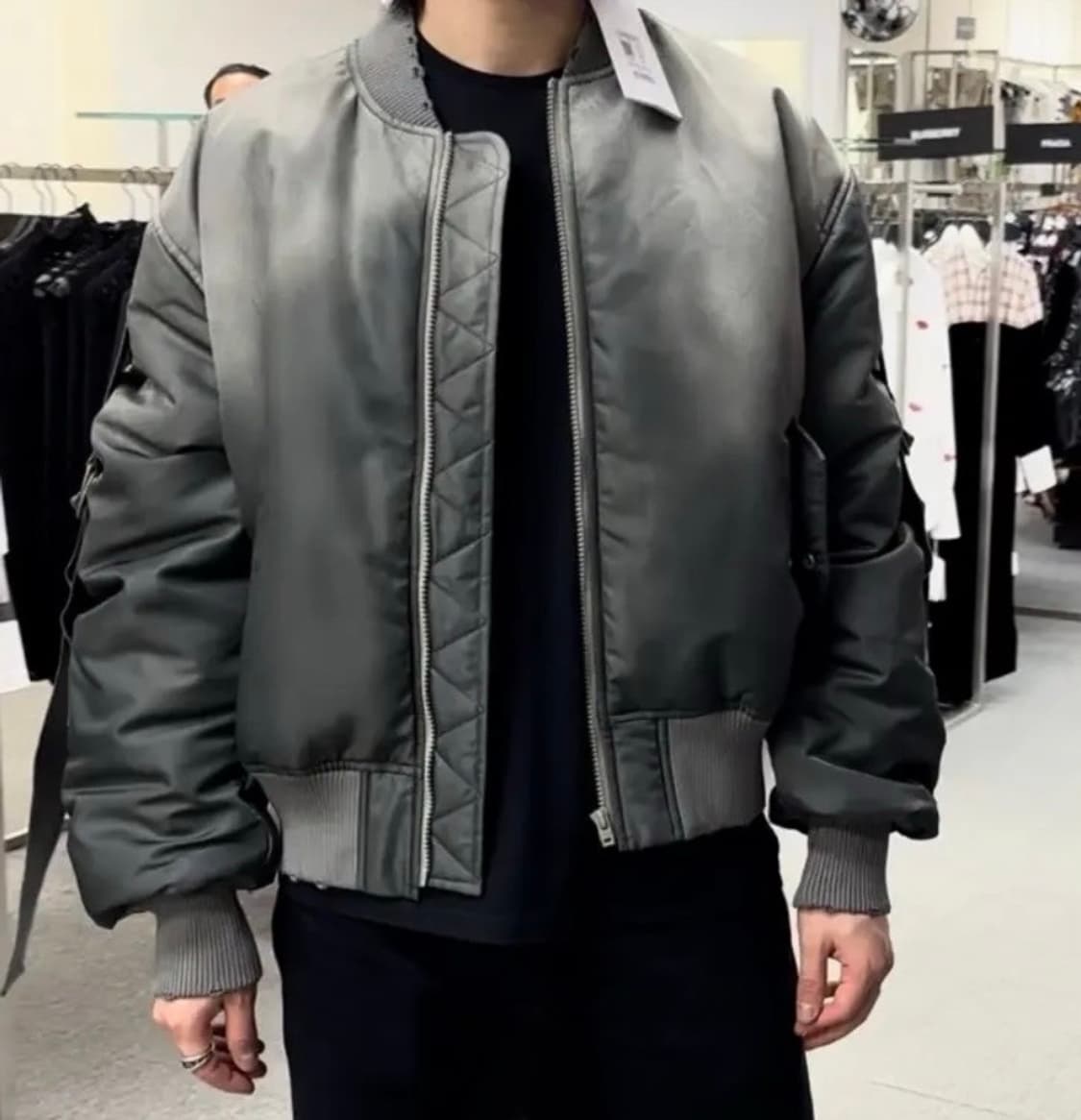 아크네 스튜디오 olana 봄버 포레스트 그린 34 상품이미지1