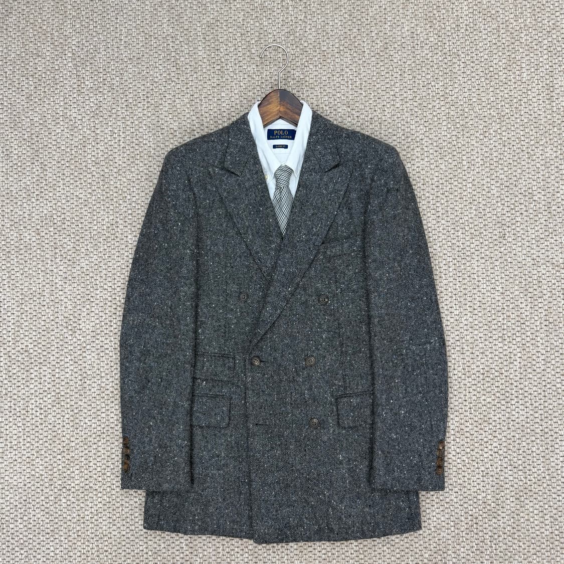 폴스튜어트 네프 트위드 더블 브레스티드 자켓 상품이미지3