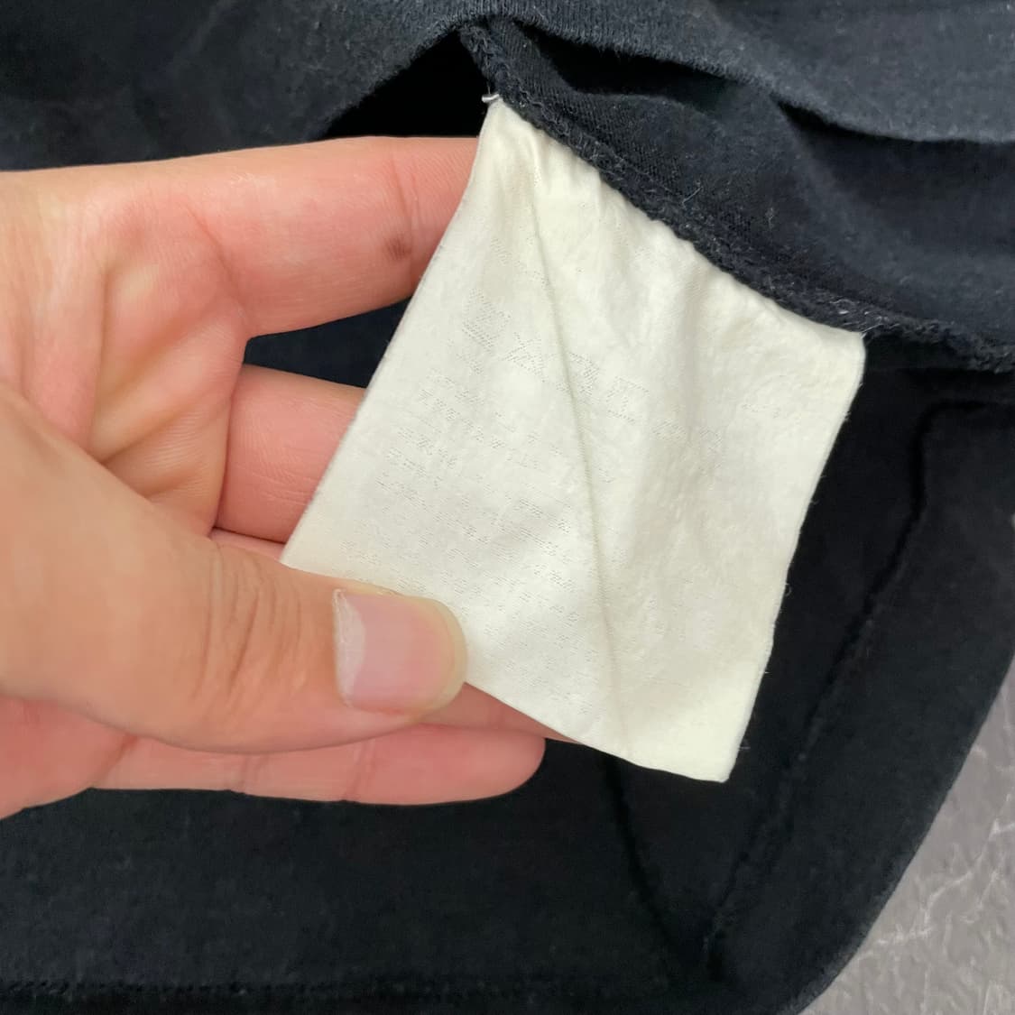 꼼데가르송 더블 하트와펜 반팔 블랙 상품이미지5