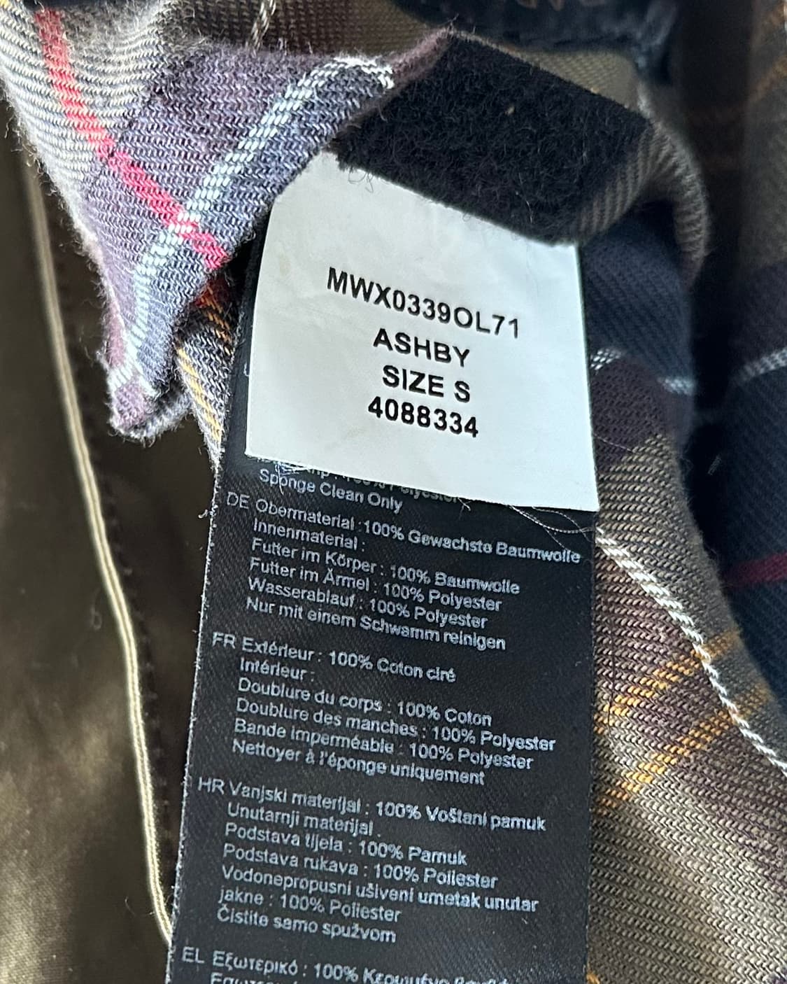 바버 애쉬비 왁스 자켓 (va.57) 상품이미지9