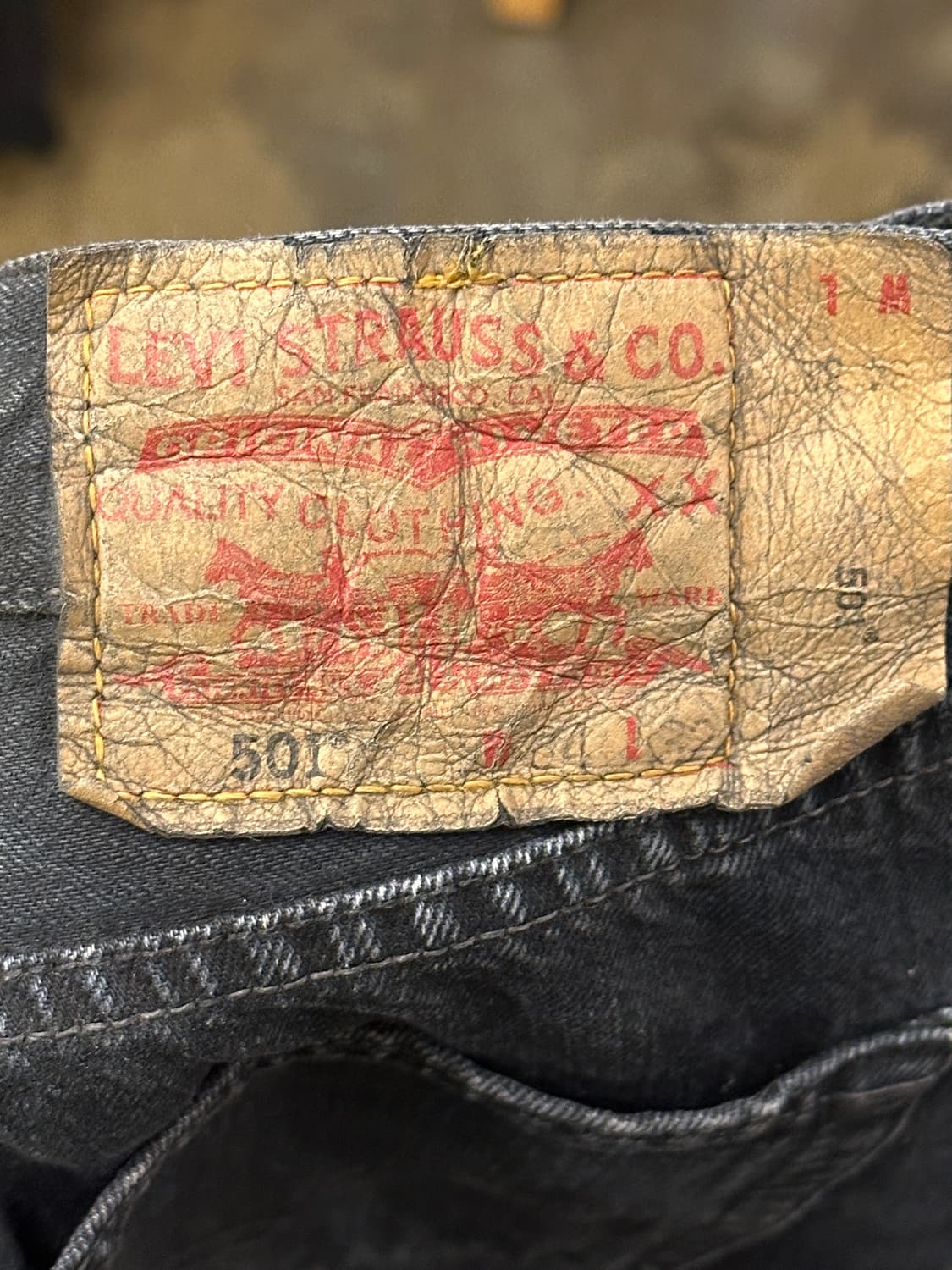 00s 리바이스 501 데님팬츠 W34 L32 상품이미지7