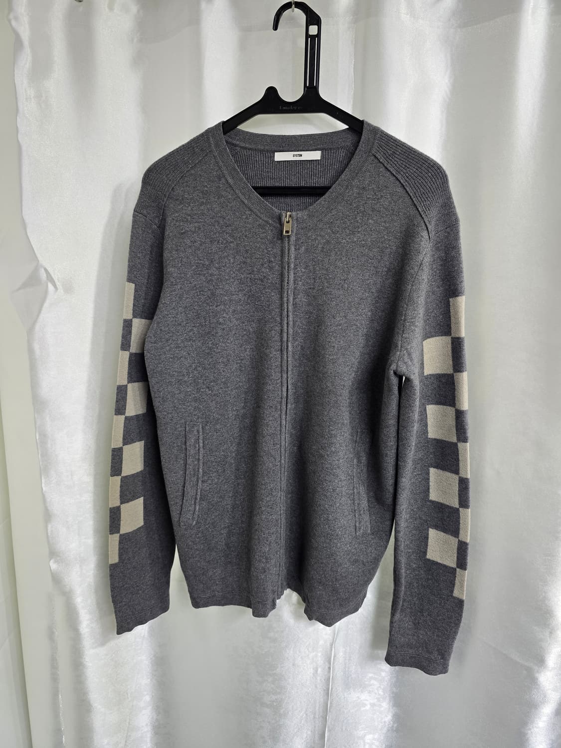 SYSTEM 짚업 니트 가디건 (1704) 상품이미지1