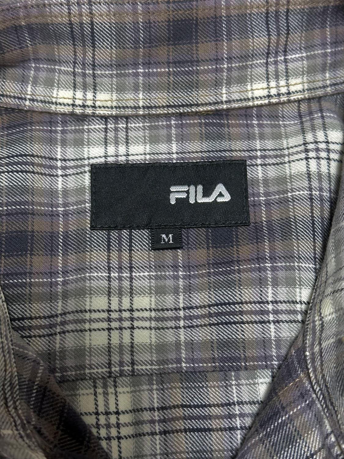 휠라 빈티지 체크 셔츠 상품이미지7