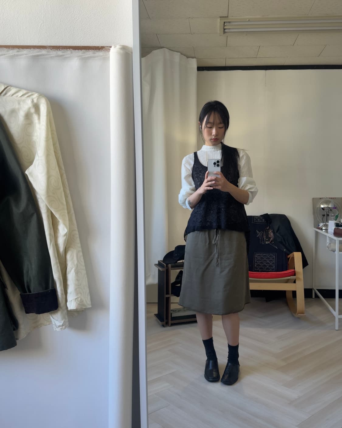 [Forever 21] Lace & Chiffon Ruffle Tank  상품이미지6