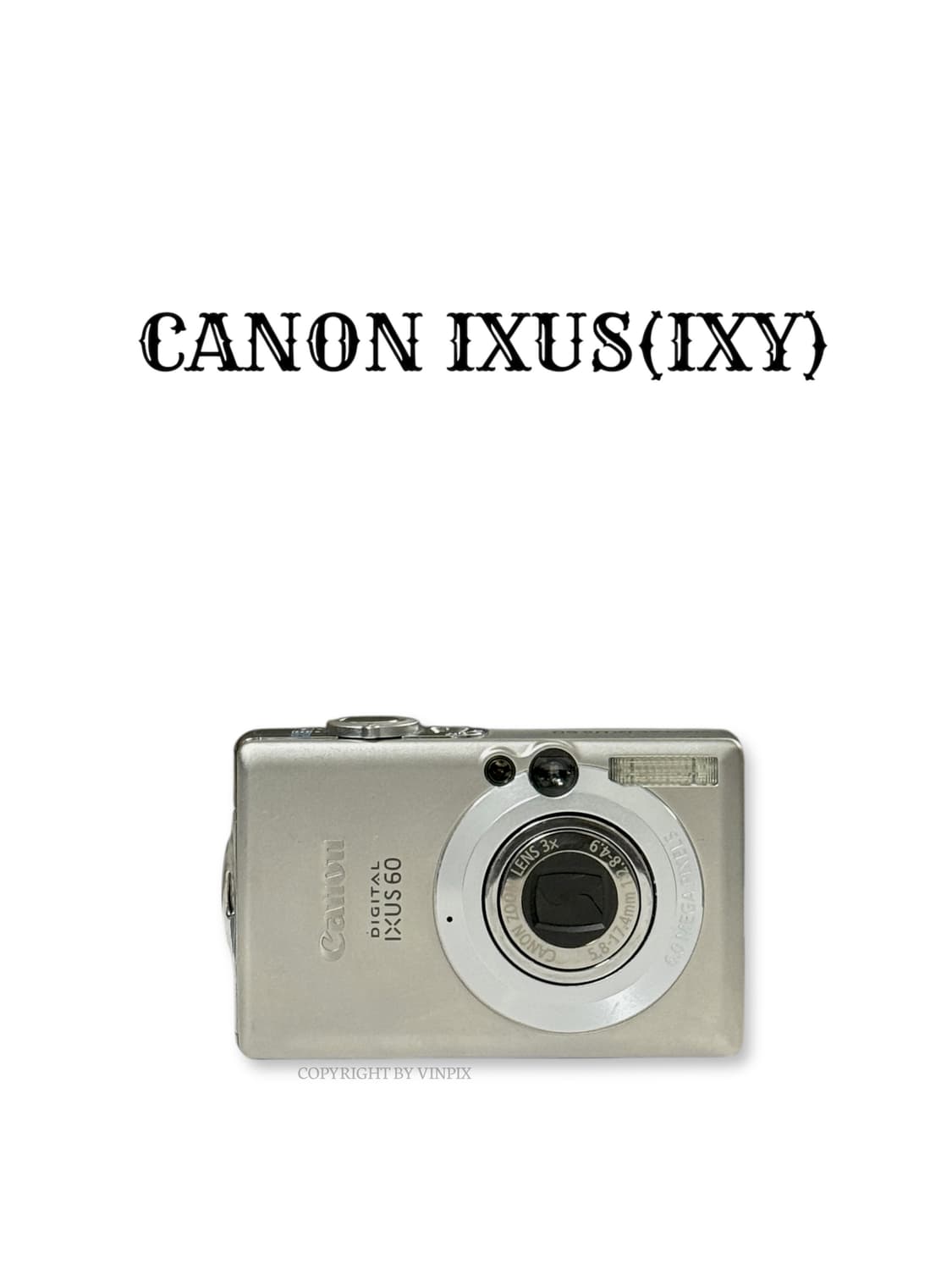 캐논 익서스 ixus 60(ixy 70) 빈티지 디지털 카메라 디카 상품이미지1