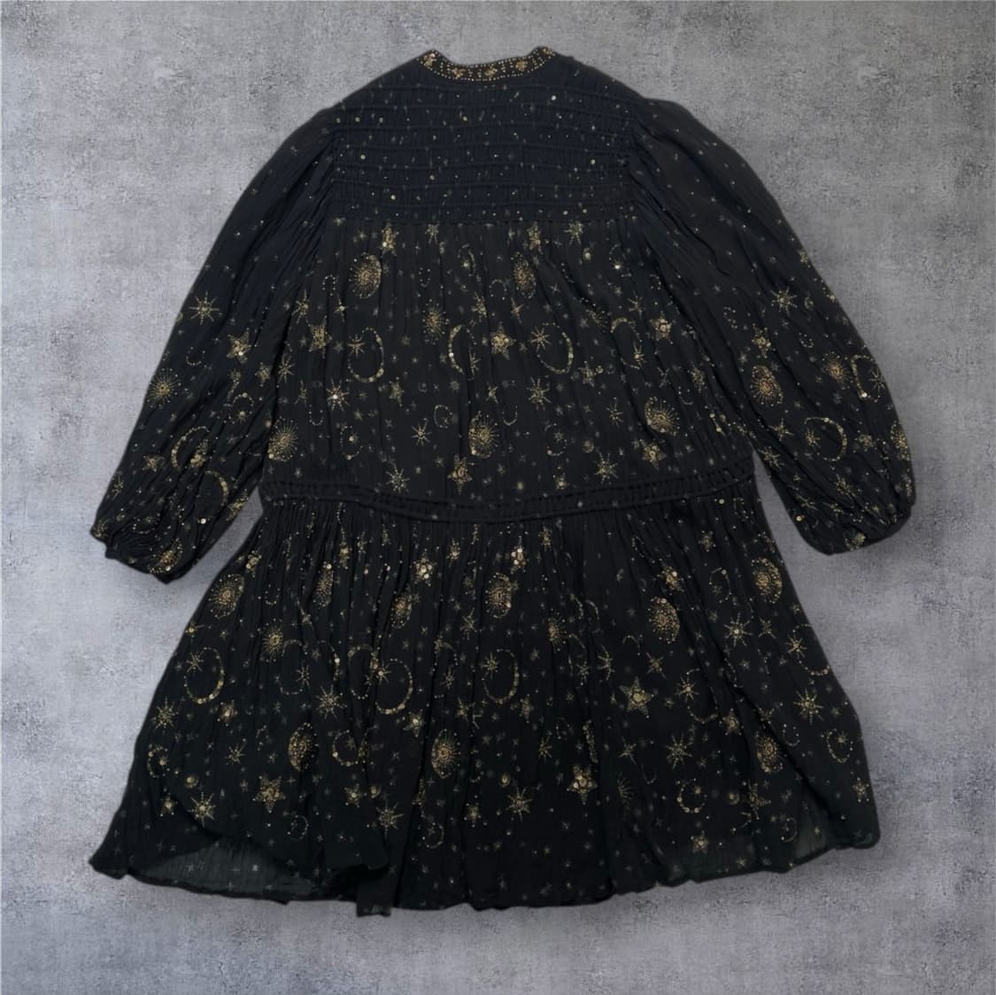 올세인츠 Allsaints 블랙 이소벨라 셀렌 비즈 원피스 EU34 상품이미지8