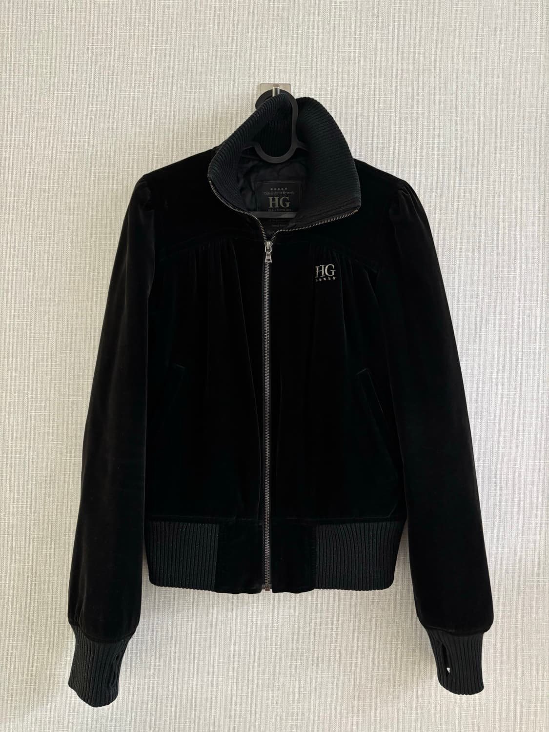 히스테릭글래머 벨벳 블루종 자켓 상품이미지3