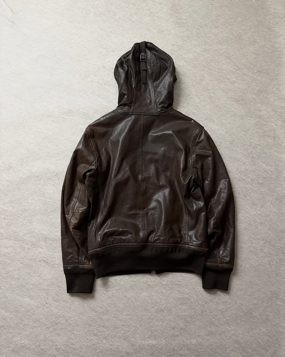 CP컴퍼니 고글 램스킨 레더자켓 상품이미지2