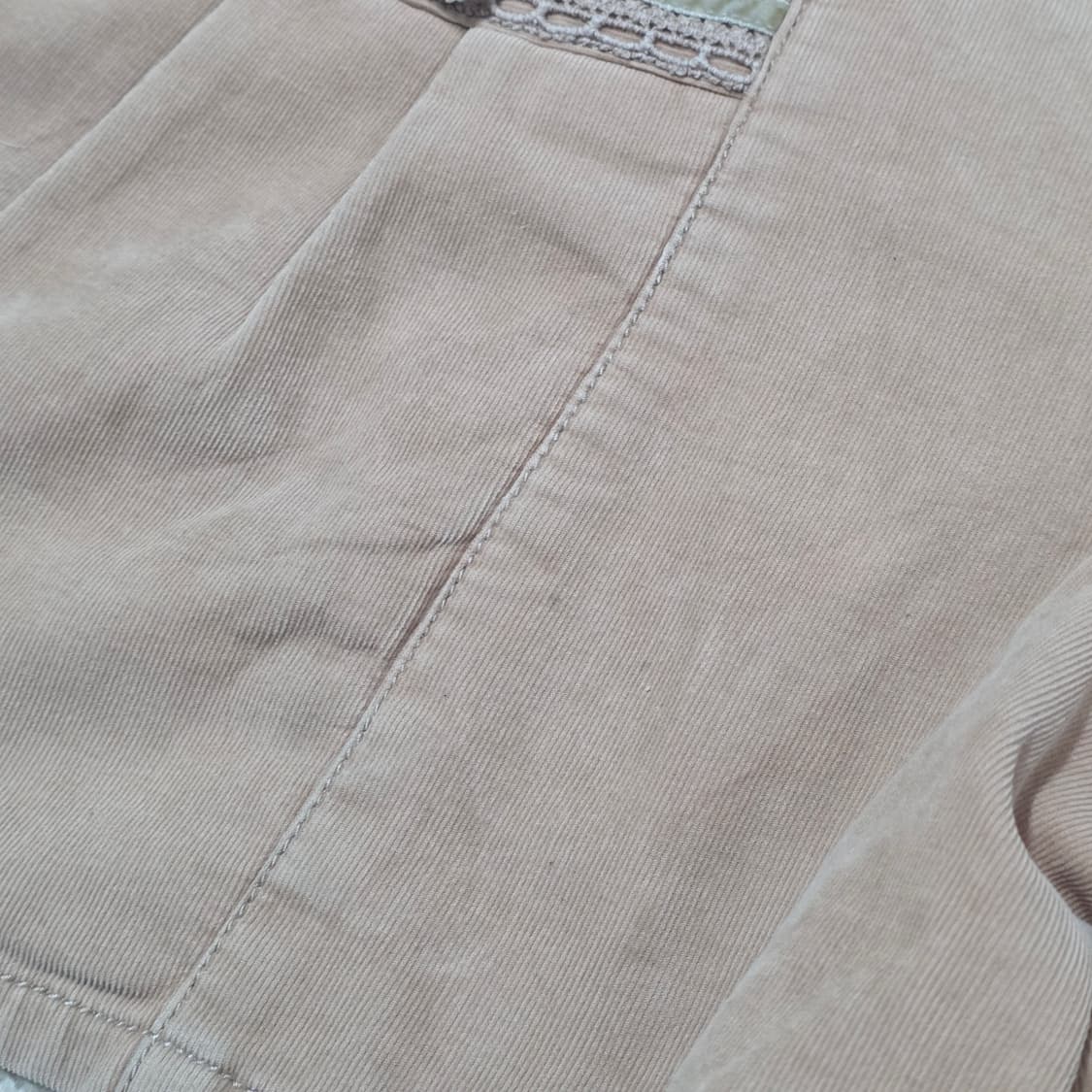 폼포넷 라떼갸루 베이지 리본 큐롯 팬츠 트랄라라 엑시즈팜 리즈리사 상품이미지3