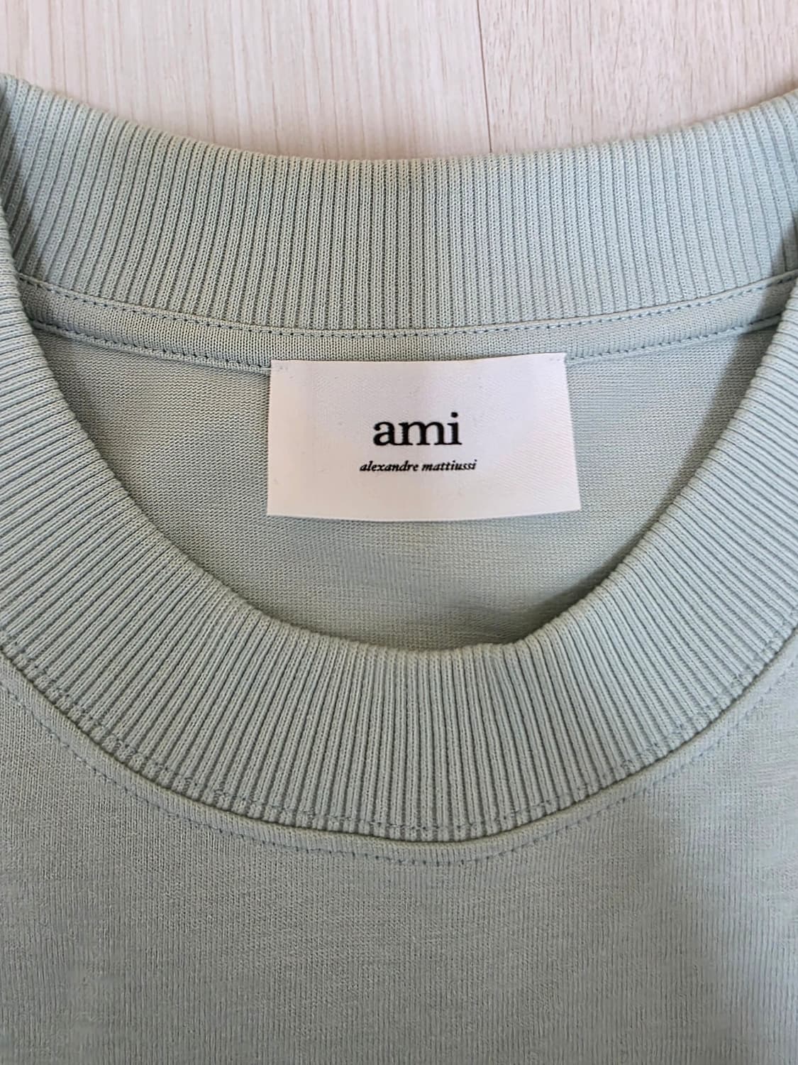 아미 민트색 맨투맨 3xl 상품이미지2