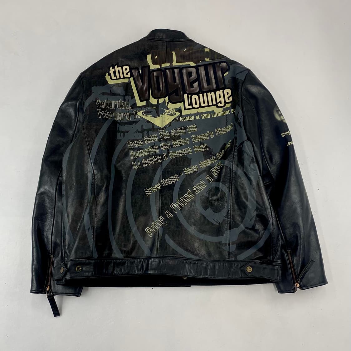 빈티지 인디고 레드 소가죽 레더 자켓 (105) 상품이미지2