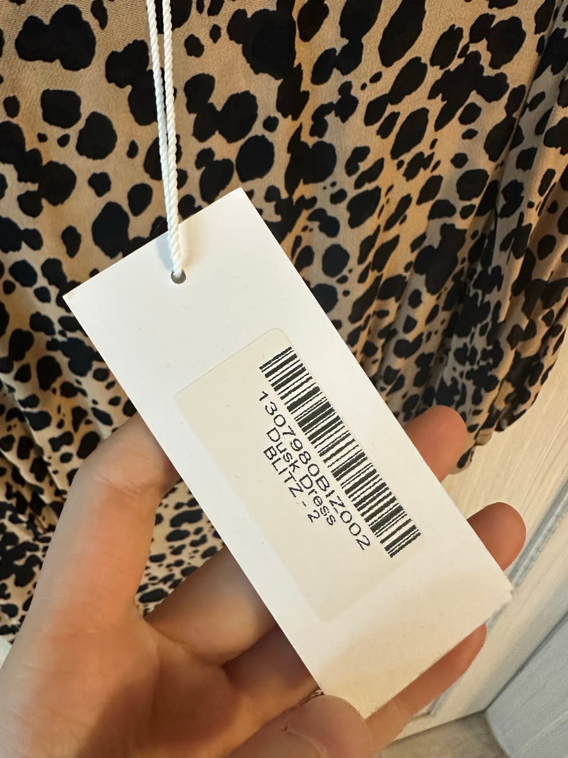 새상품 리포메이션 더스크 드레스 레오파드 블리츠 - 사이즈 02 상품이미지7