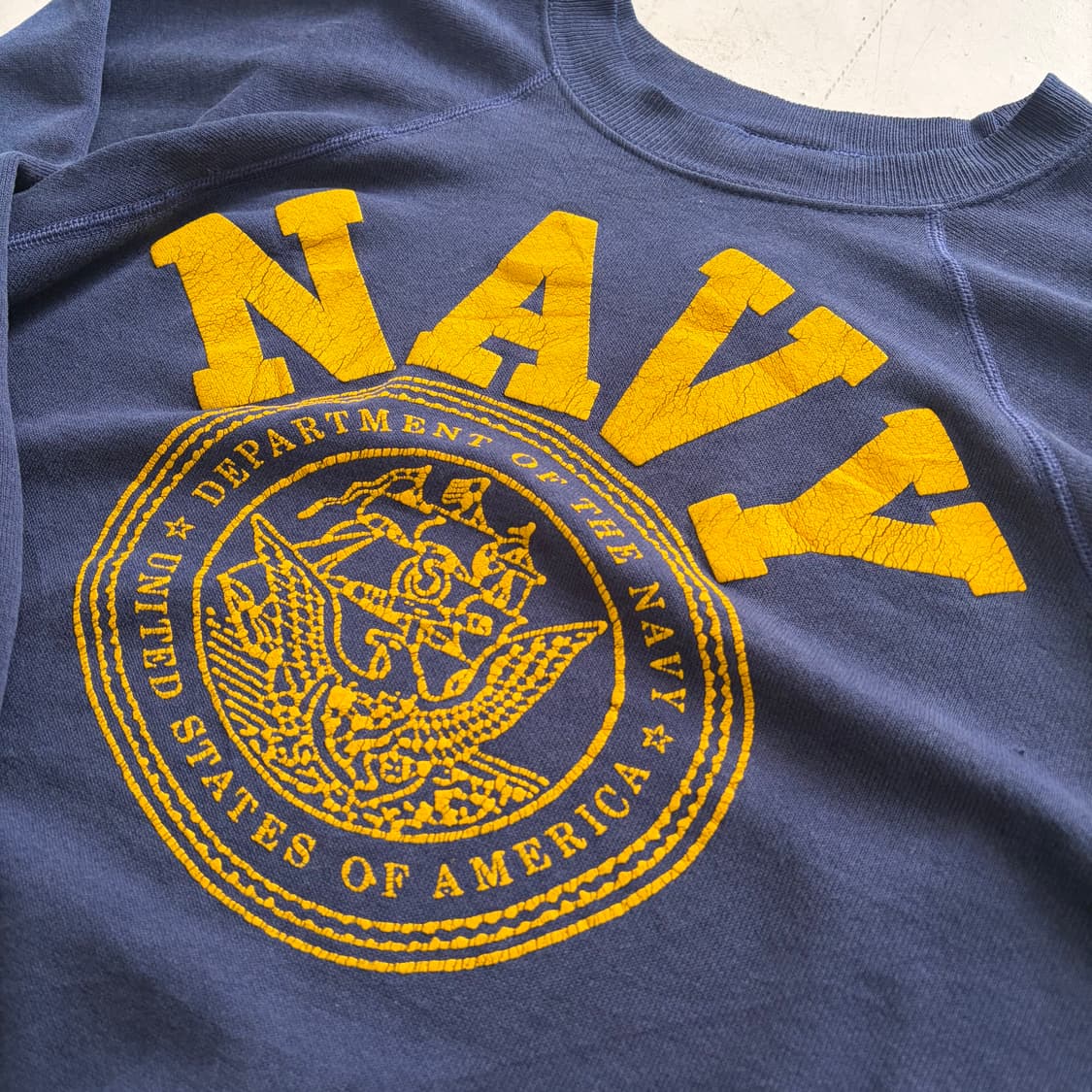 80s USA Hanes US NAVY 빈티지 스웻셔츠 L 상품이미지5