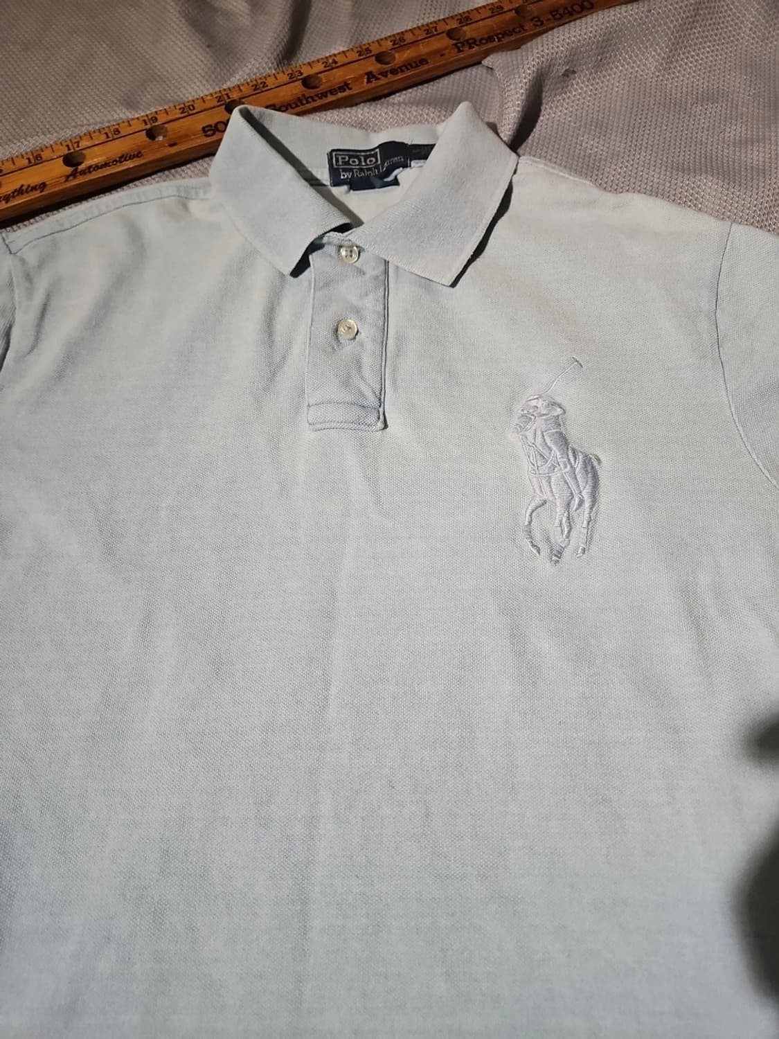 폴로 랄프로렌 빅포니 반팔 카라티 화이트 상품이미지2