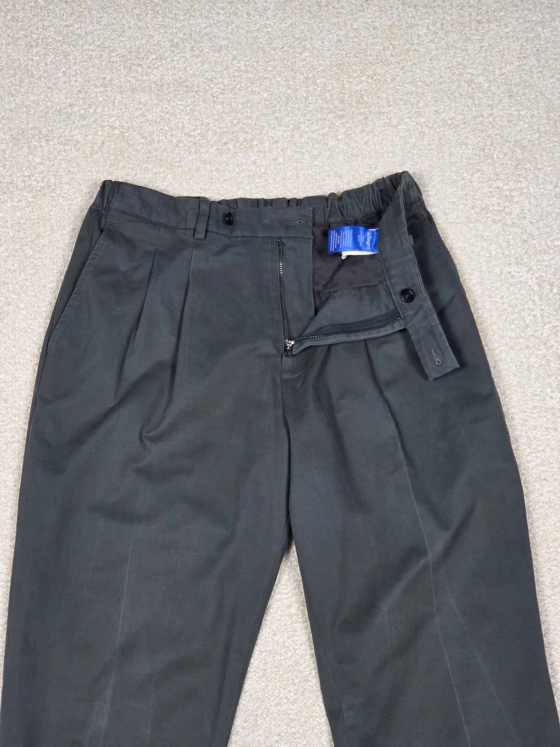 [알레그리] 코튼 스판 뒷밴딩 턱 팬츠 | 00257 상품이미지6