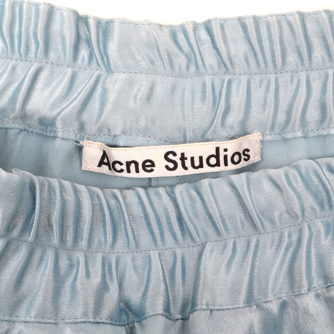 아크네스튜디오 새틴 블루 드로스트링 팬츠 상품이미지7