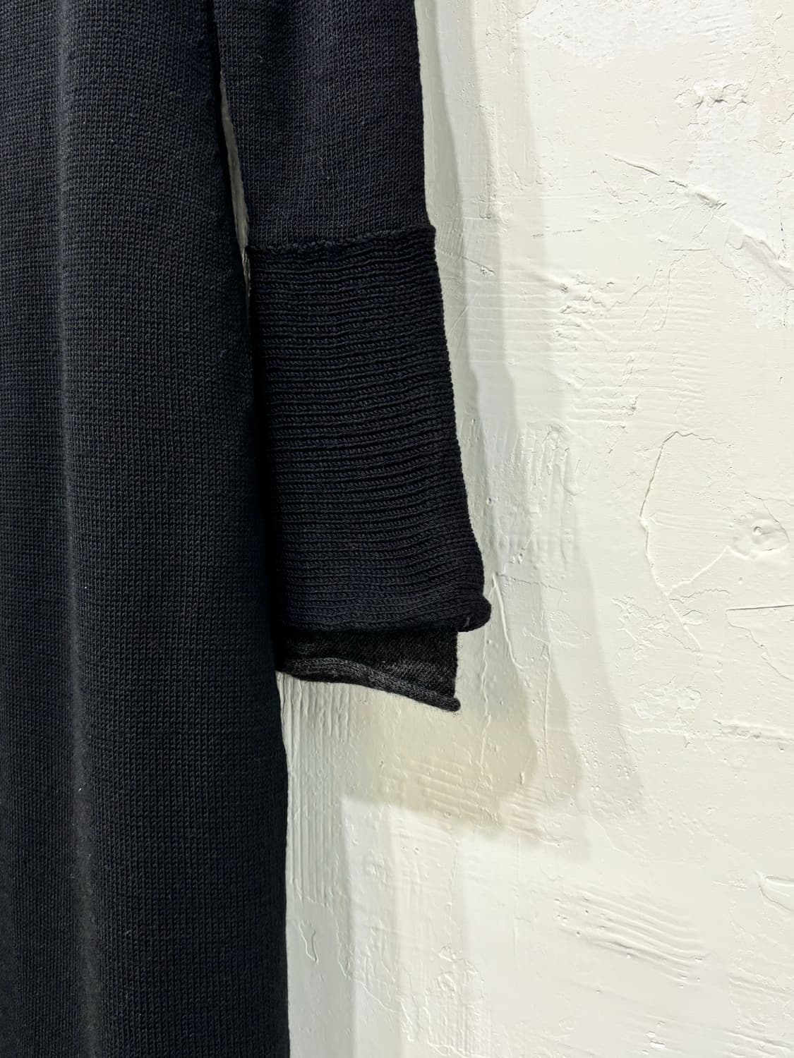 Yohji Yamamoto 요지야마모토 블랙 후드 롱 원피스 상품이미지8