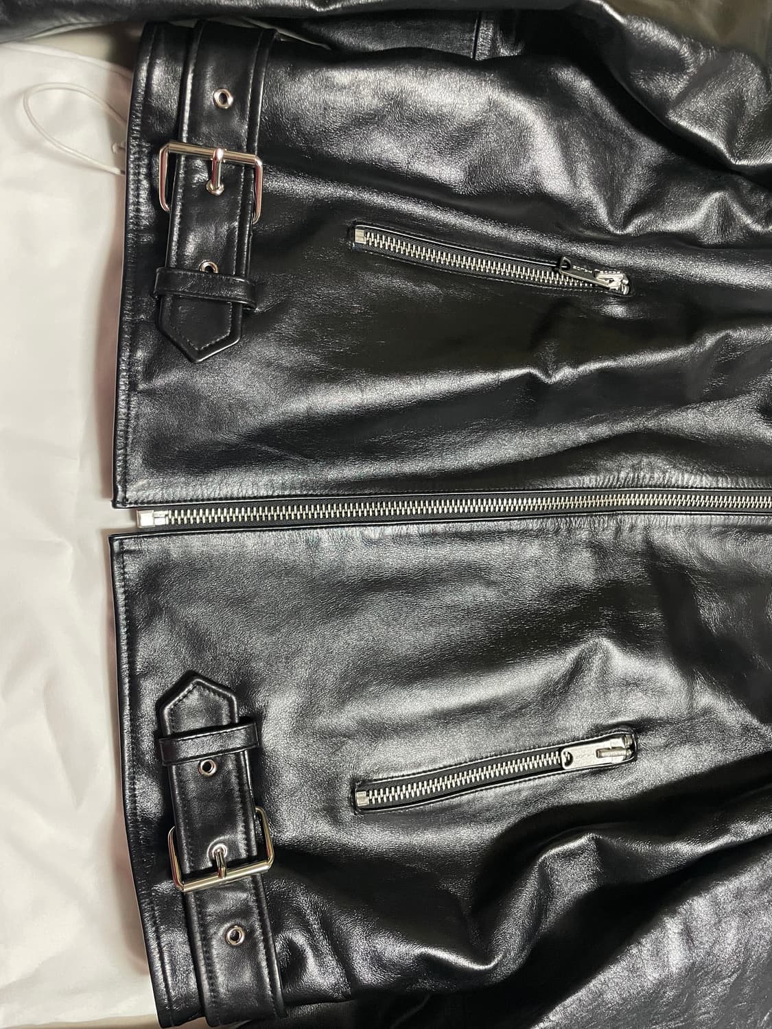 렉토 레드라이너 레더 점퍼 새상품 상품이미지8