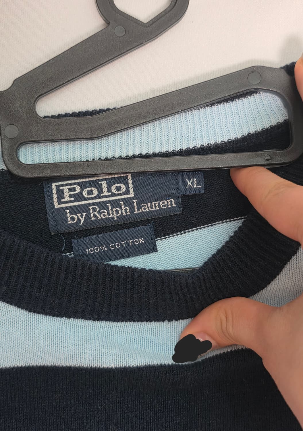 폴로 스트라이트 니트 상품이미지2