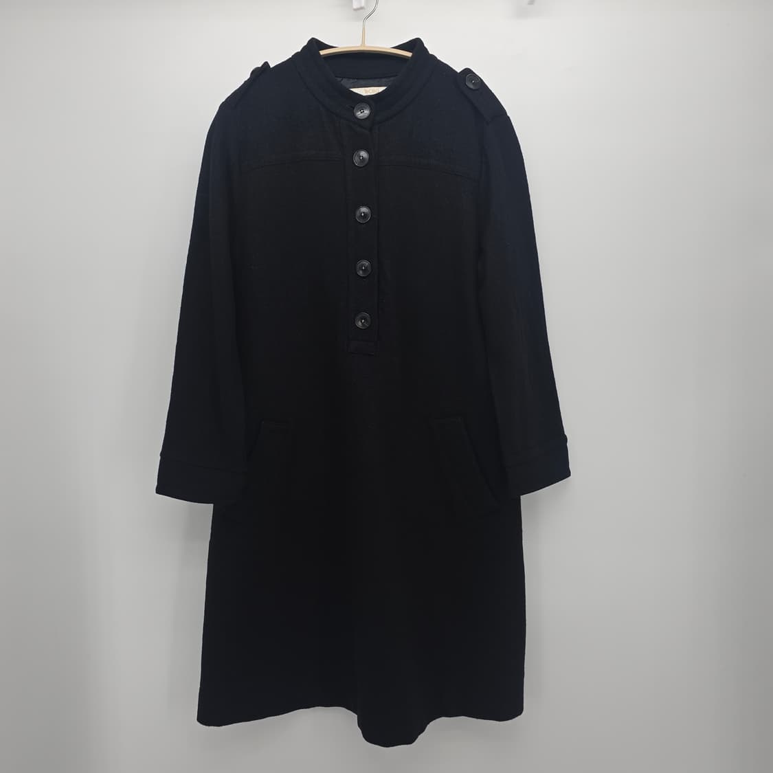 BCBG 블랙 모직 원피스 상품이미지1