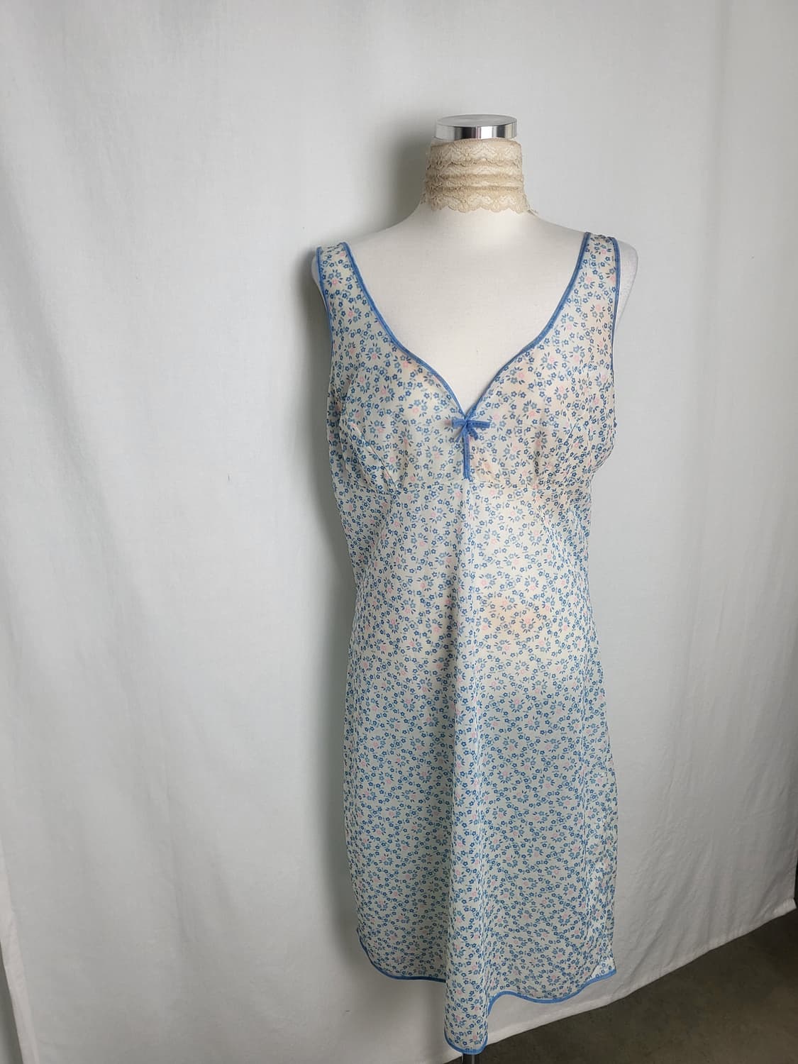 빈티지 플로럴 슬립 원피스 상품이미지2