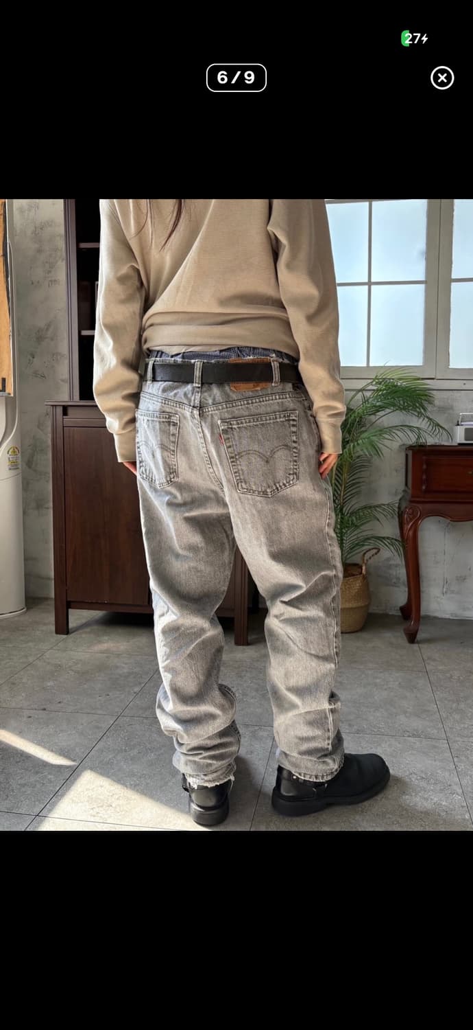 리바이스 505 흑청 상품이미지6