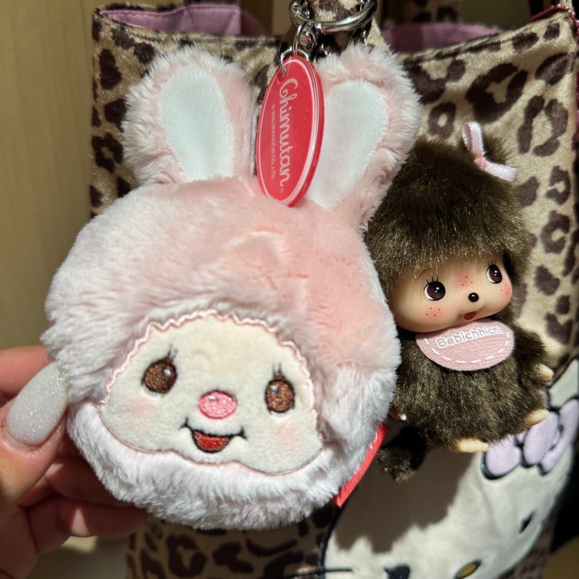 몬치치 빅헤드 여아 / 치무탄 핑크 키링 세트 상품이미지2