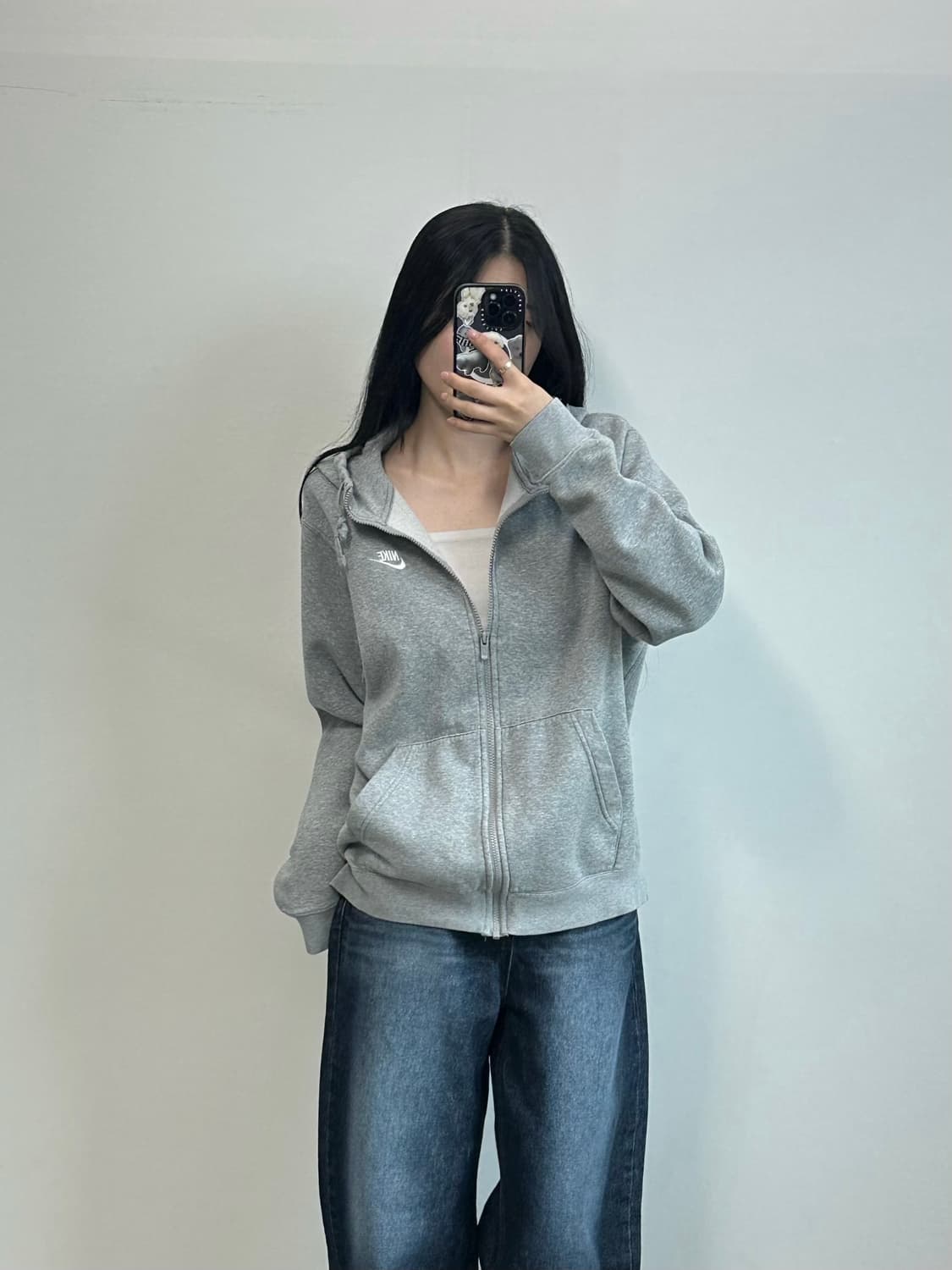 나이키 퓨추라 그레이 후드집업 상품이미지1