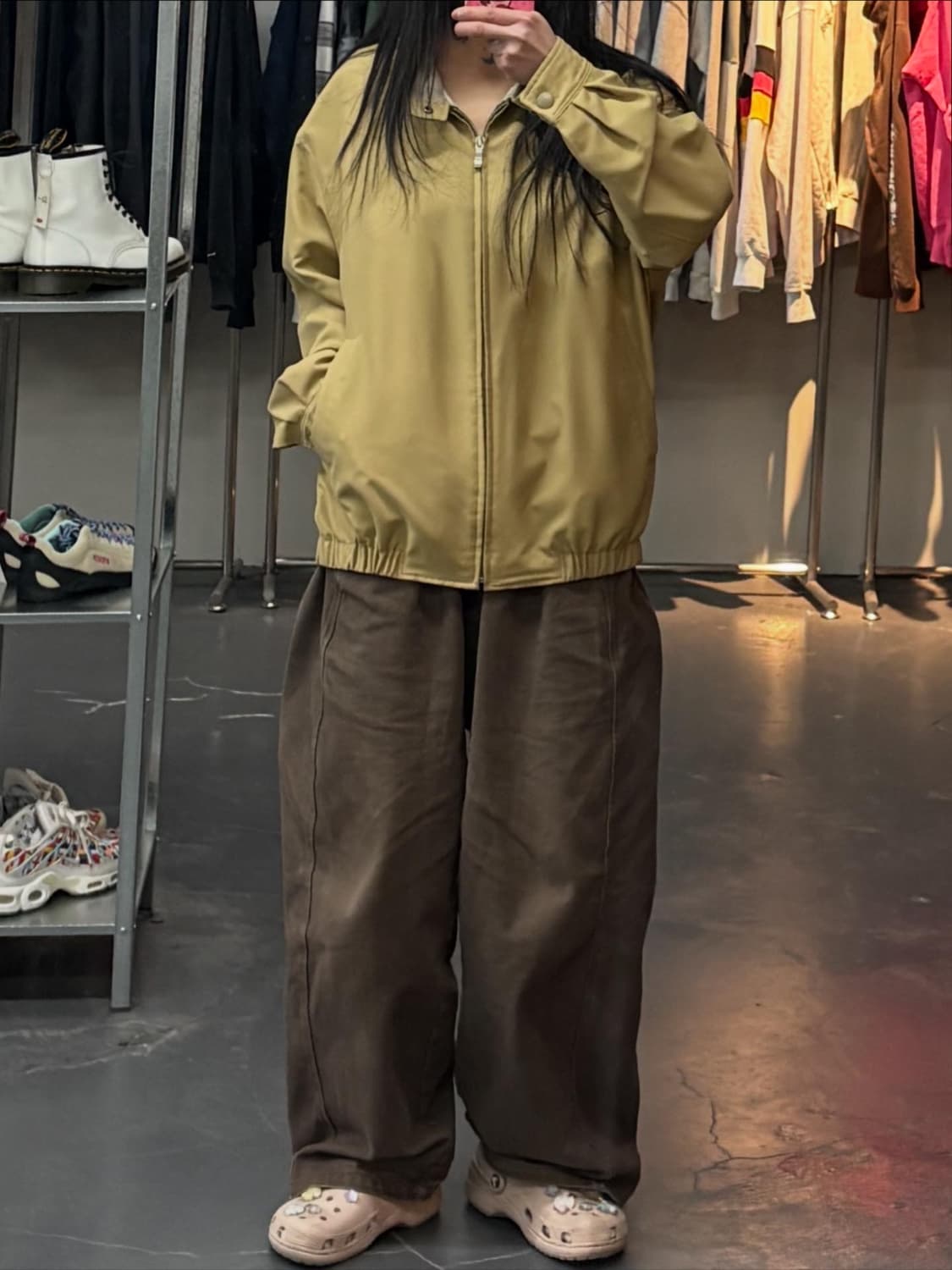 입생로랑 베이지 블루종 자켓 A3422 상품이미지1