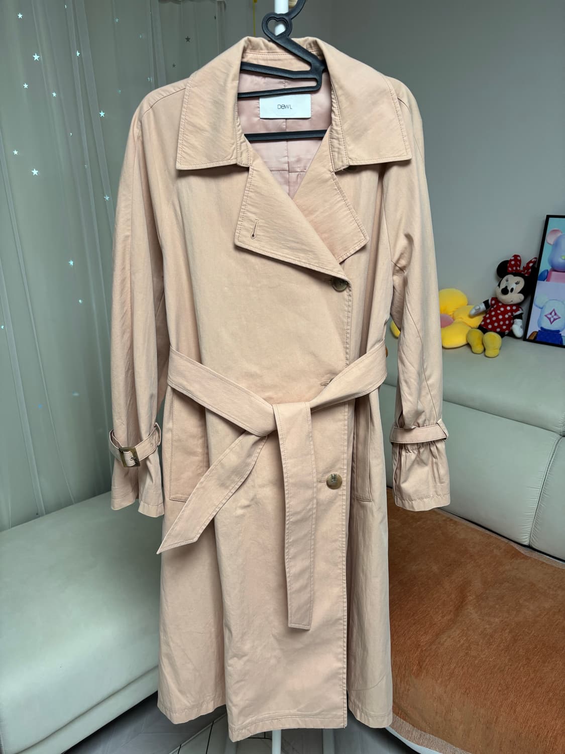 듀엘 롱 트렌치코트 상품이미지4